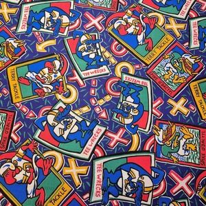 Football Dinosaurs Bright Colors Kids Cotton Marcus Brothers Fabric 1 Yd x 58" W